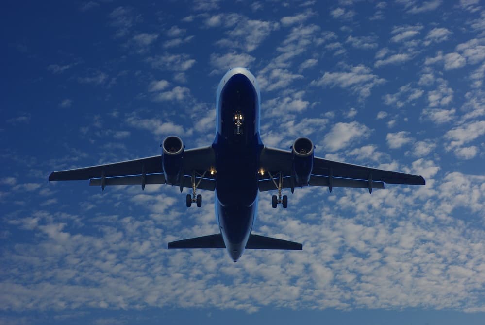 Travel airplane illustration