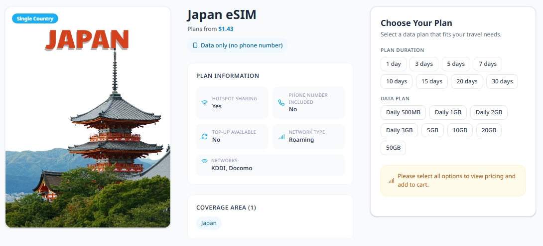 Teclapi eSIM Japan Teclapi eSIM Japan